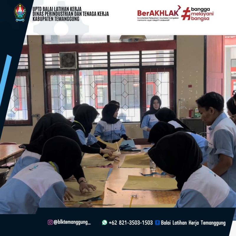 PELATIHAN KELAS PENDEK APBN – KELAS JAHIT SINGLE NEEDLE