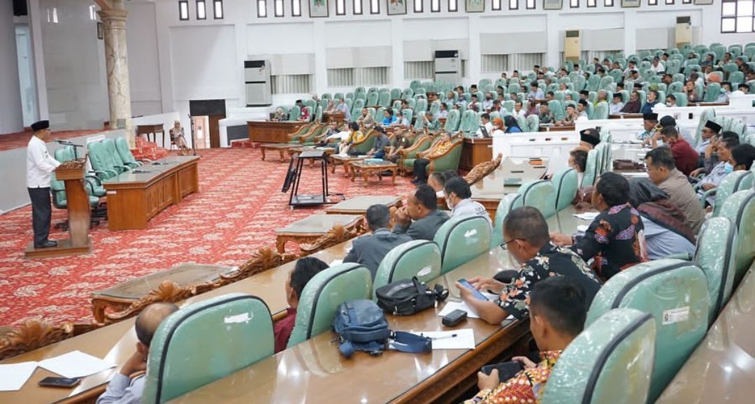 Sosialisasi tentang Pedoman Pelaksanaan Bantuan Keuangan kepada Pemerintah Desa yang Bersumber dari APBD