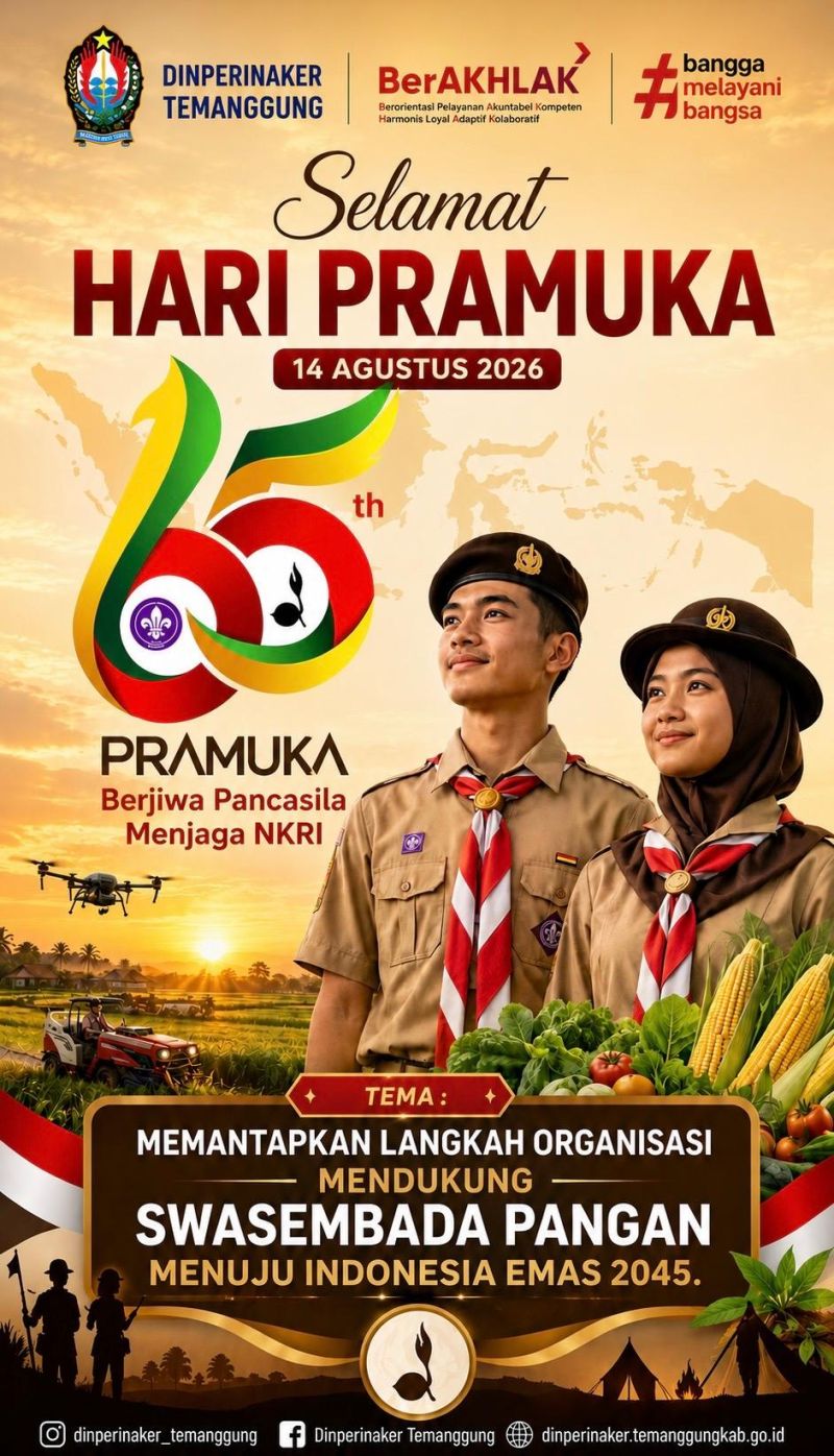 SELAMAT HARI PRAMUKA KE-65