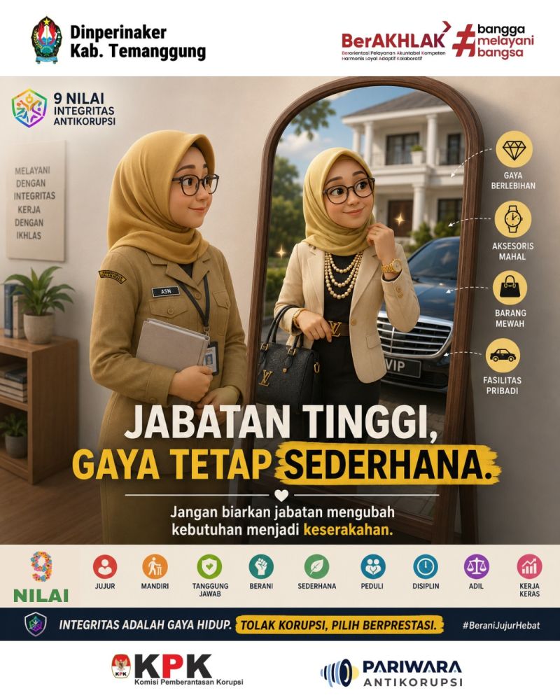 JABATAN TINGGI, GAYA TETAP SEDERHANA