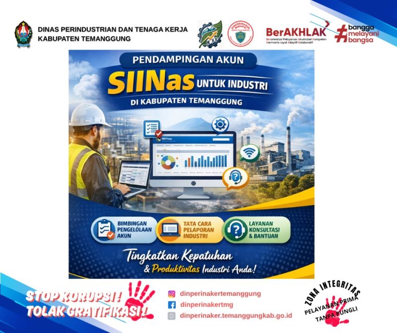 PENDAMPINGAN AKUN SIINas KABUPATEN TEMANGGUNG