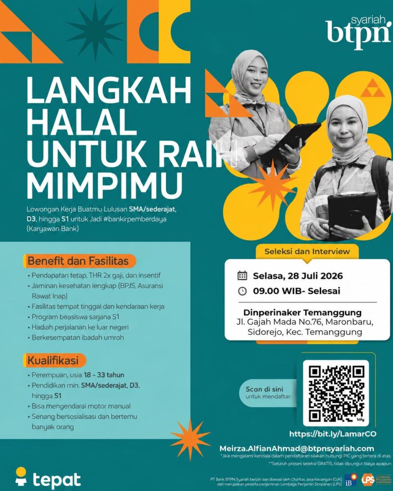 LOWONGAN KERJA BTPN SYARIAH
